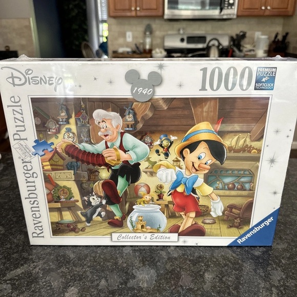 Disney Accessories - NEW SEALED Ravensburger 16736 Disney Pinocchio 1000 Pc Jigsaw Puzzle
